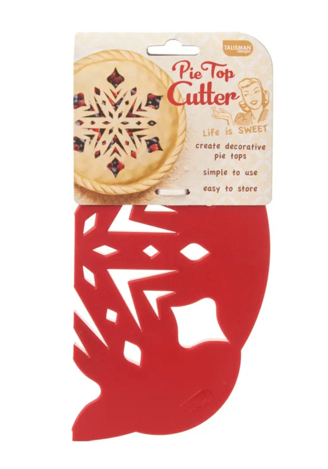 Talisman Pie Top Cutter Snowflake