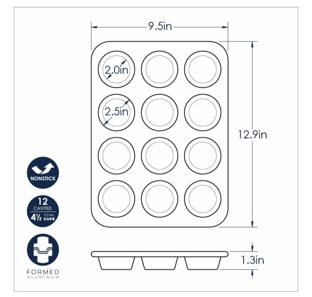 Nordic Ware Naturals Muffin Cupcake Pan