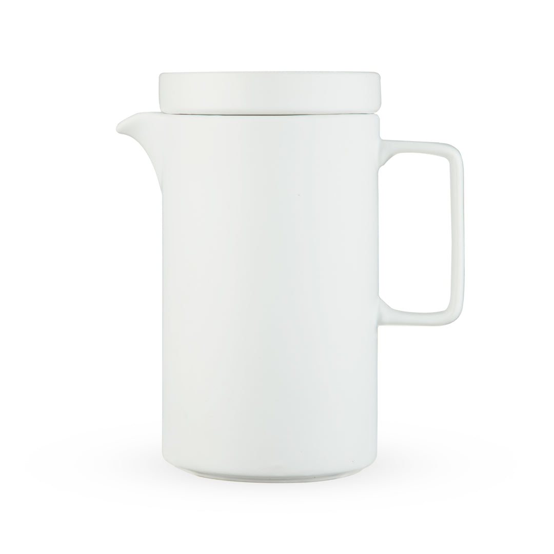 Pinky Up - Jona Stoneware Teapot and infuser in White