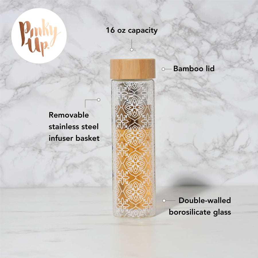 Pinky Up - Blair Marrakesh Glass Travel Infuser Mug