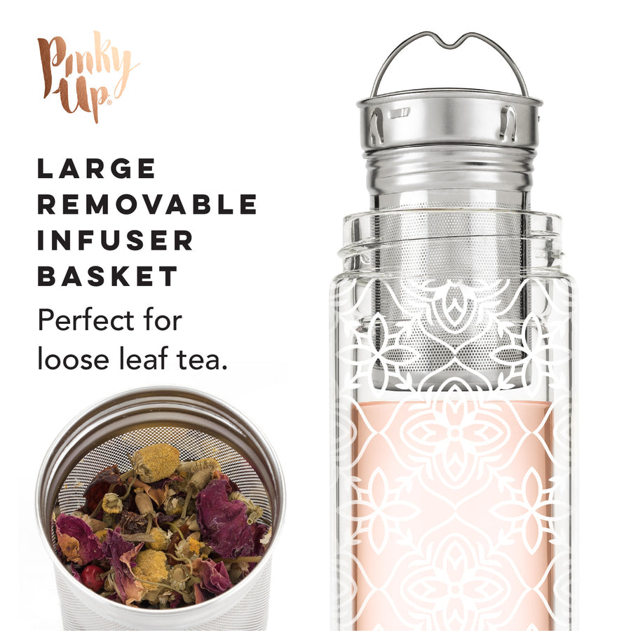 Pinky Up - Blair Marrakesh Glass Travel Infuser Mug