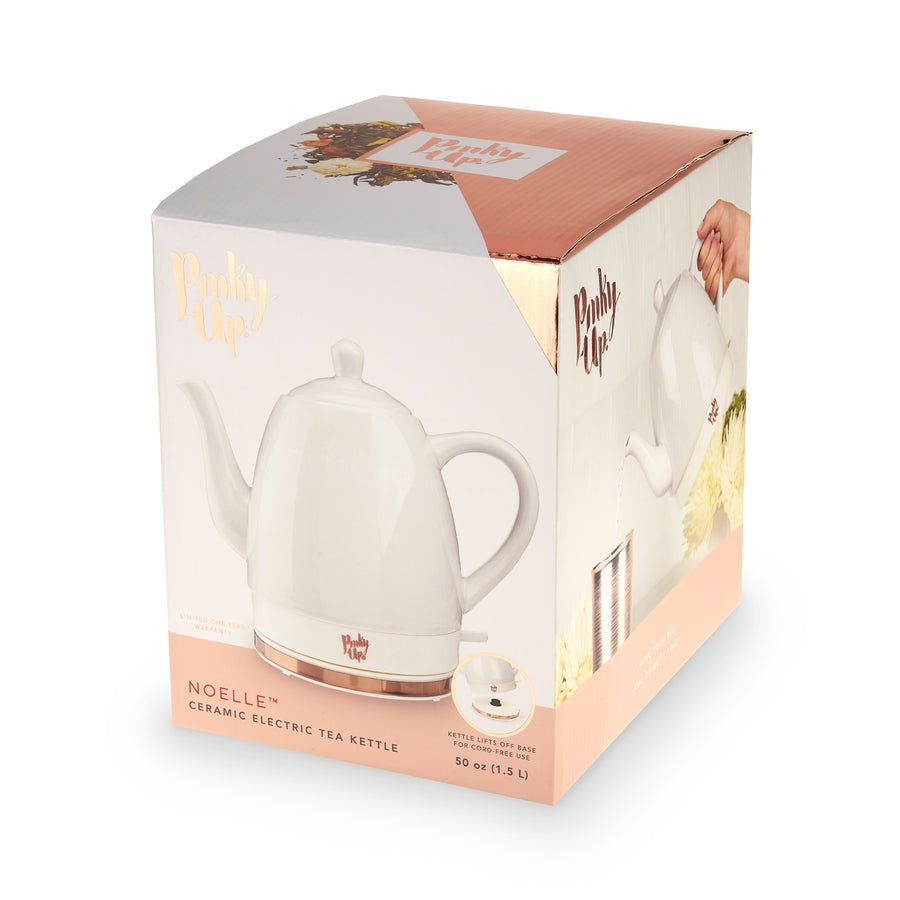 Pinky Up - Noelle Ceramic Electric Tea Kettle in Grey