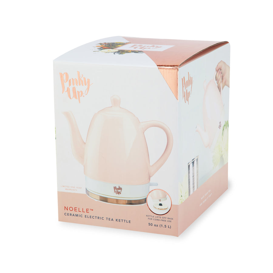 Pinky Up - Noelle Ceramic Electric Tea Kettle in Pink