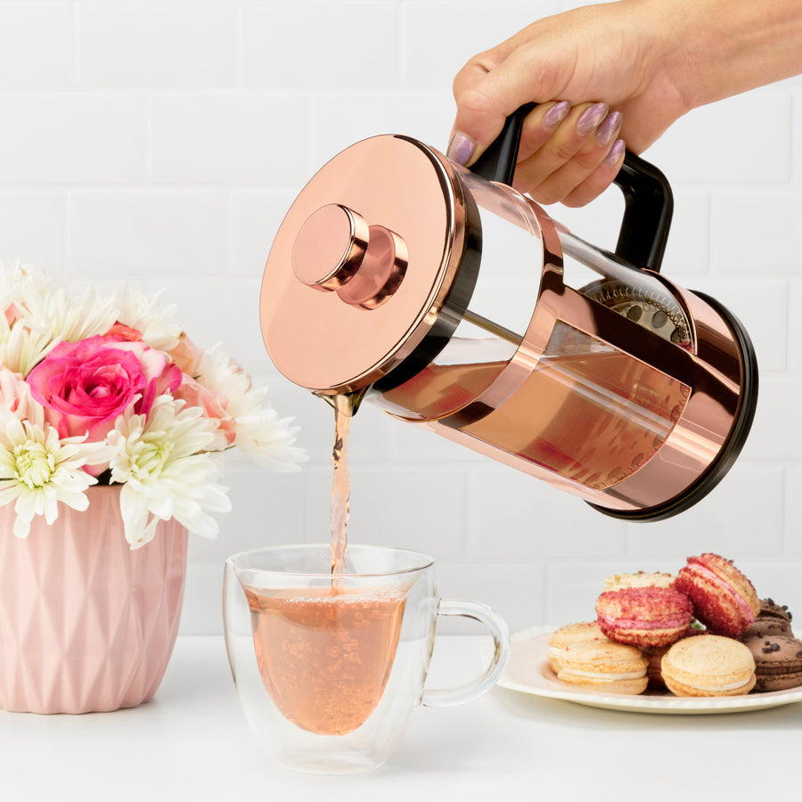 Pinky Up - Piper Rose Gold Press Pot