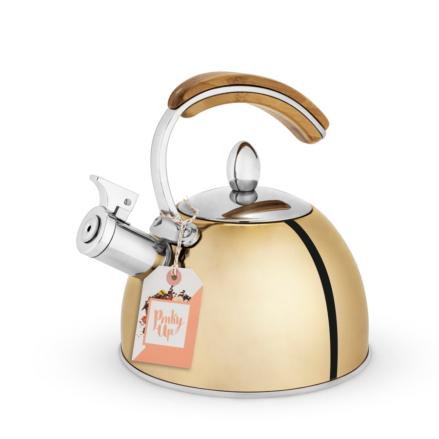 Pinky Up - Presley Tea Kettle in Gold