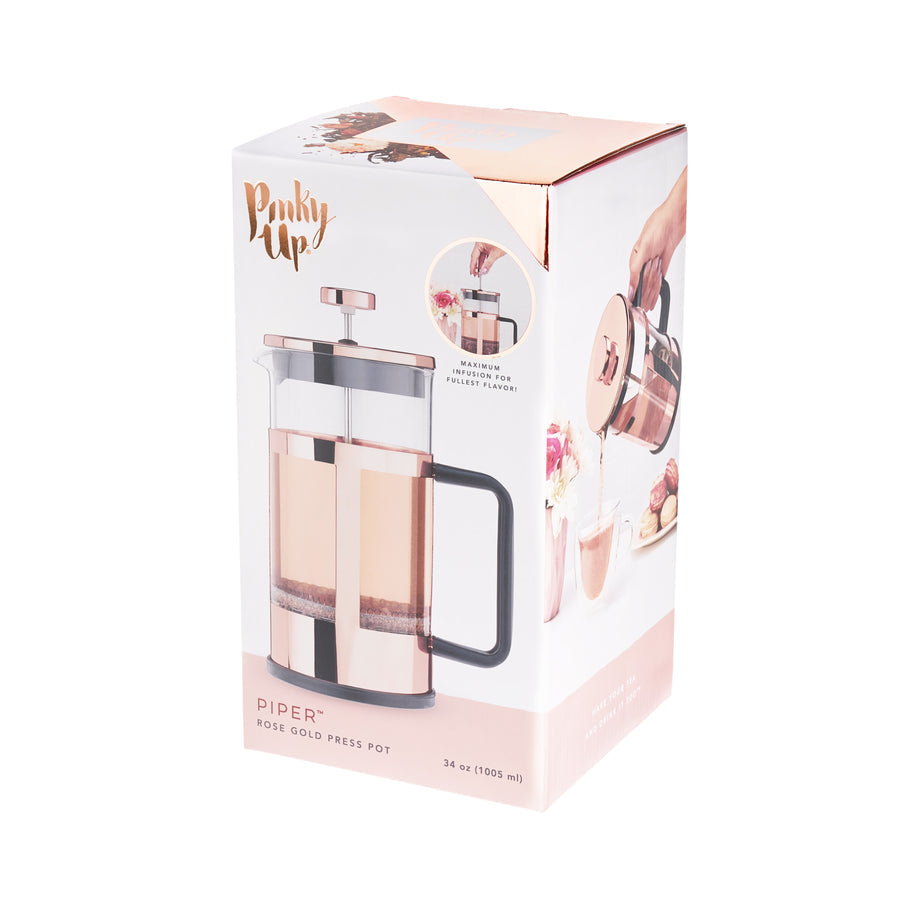 Pinky Up - Piper Rose Gold Press Pot