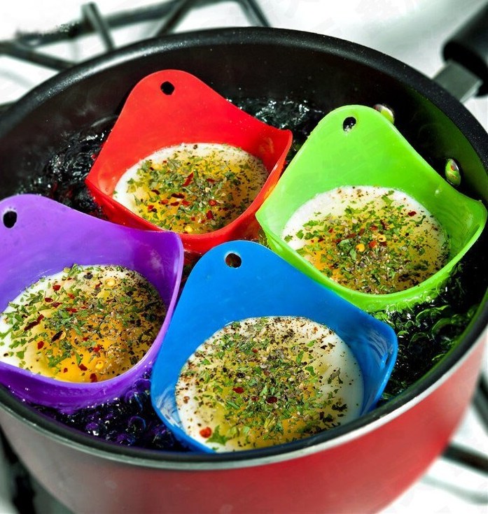 Silicone Poach Pods for Poached Eggs