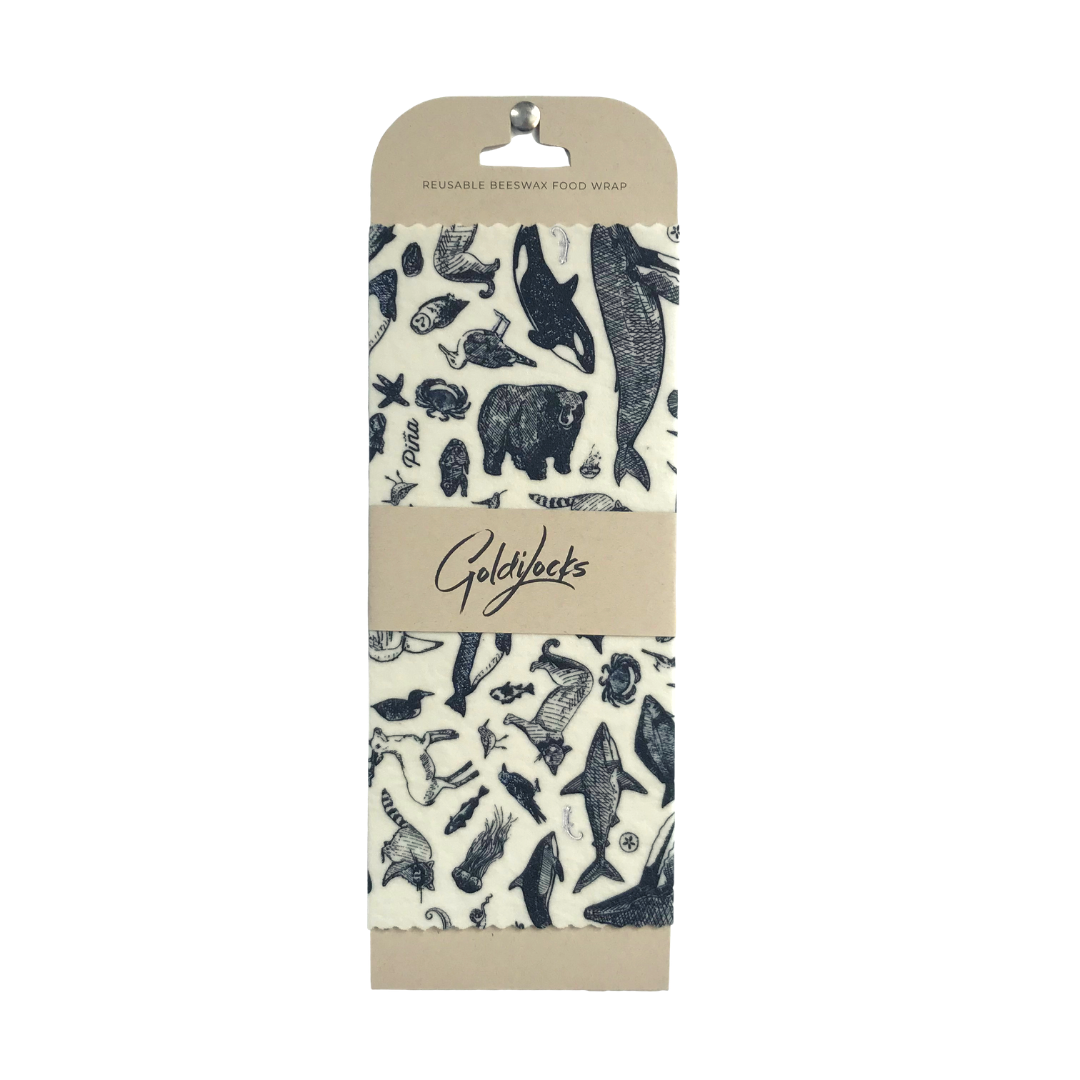 Goldilocks Reusable Food Wax Wraps - PNW Ucluelet Single