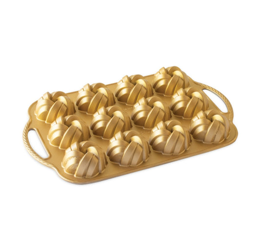 Nordic Ware 75th Anniversary Braided Mini Bundt Pan