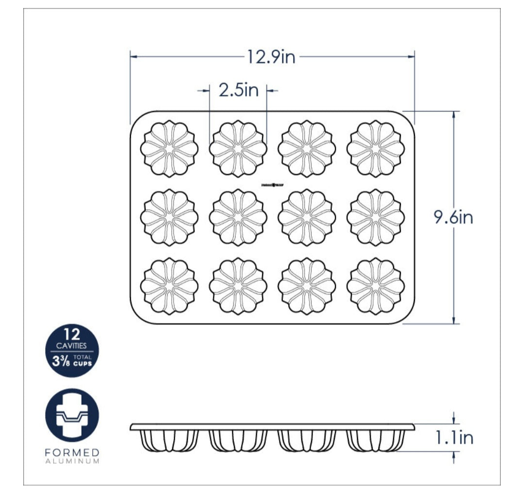 Nordic Ware Mini Bundt Cake Pan