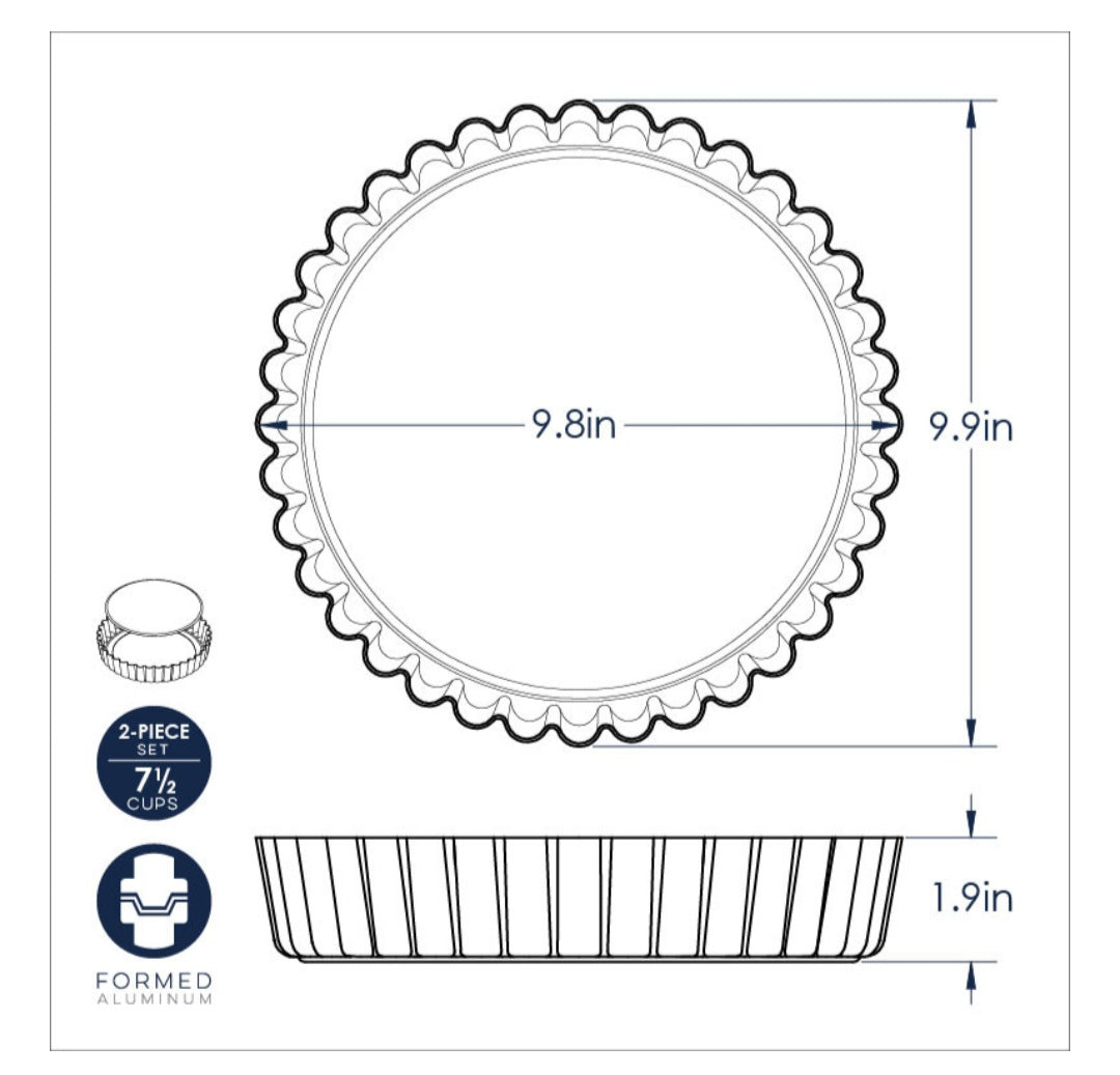 Nordic Ware Quiche and Tart Pan