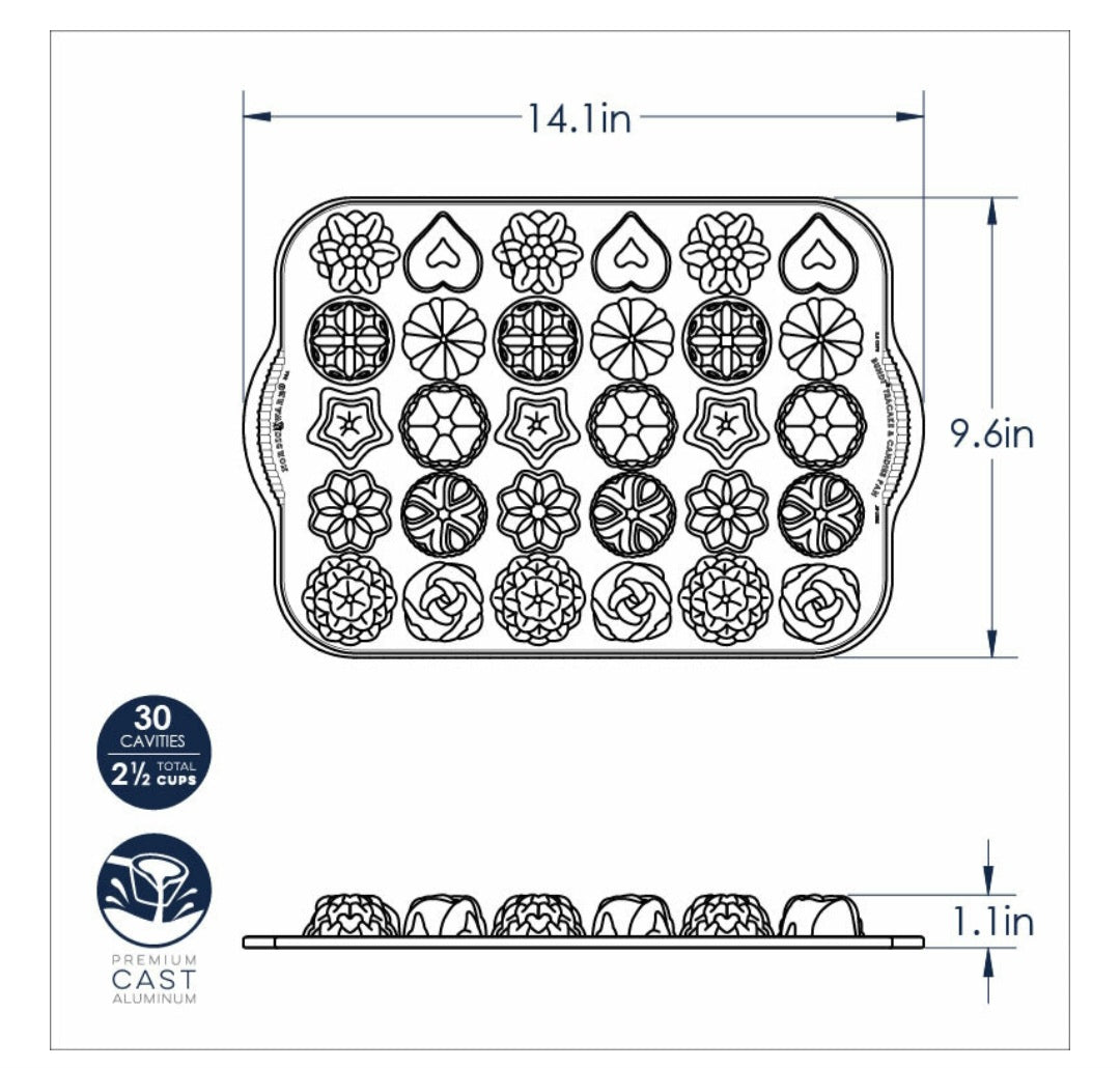 Nordic Ware Bundt Tea Cakes & Candies Pan