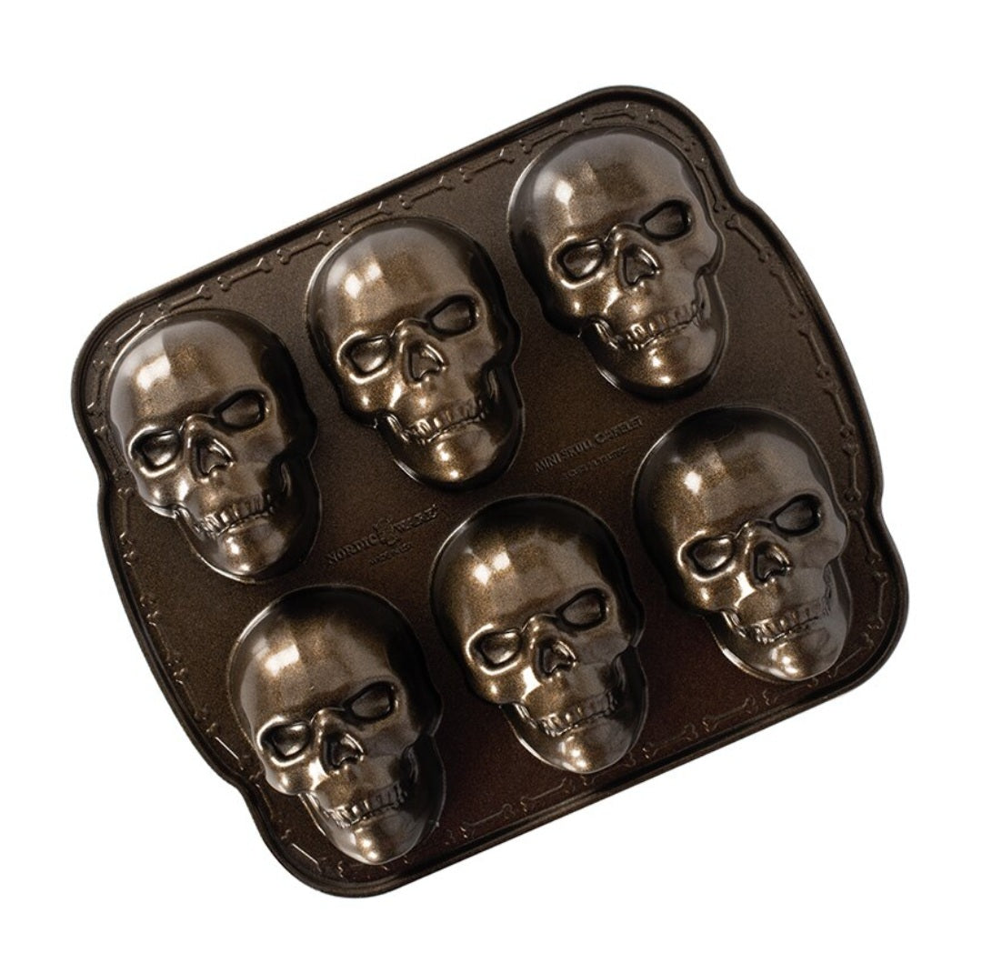 Nordic Ware Haunted Skull Cakelet Pan