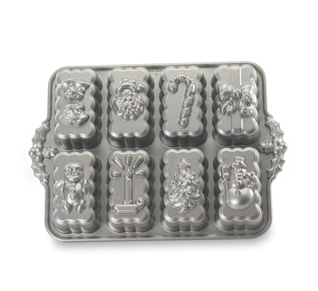 Nordic Ware Holiday Mini Loaf Pan