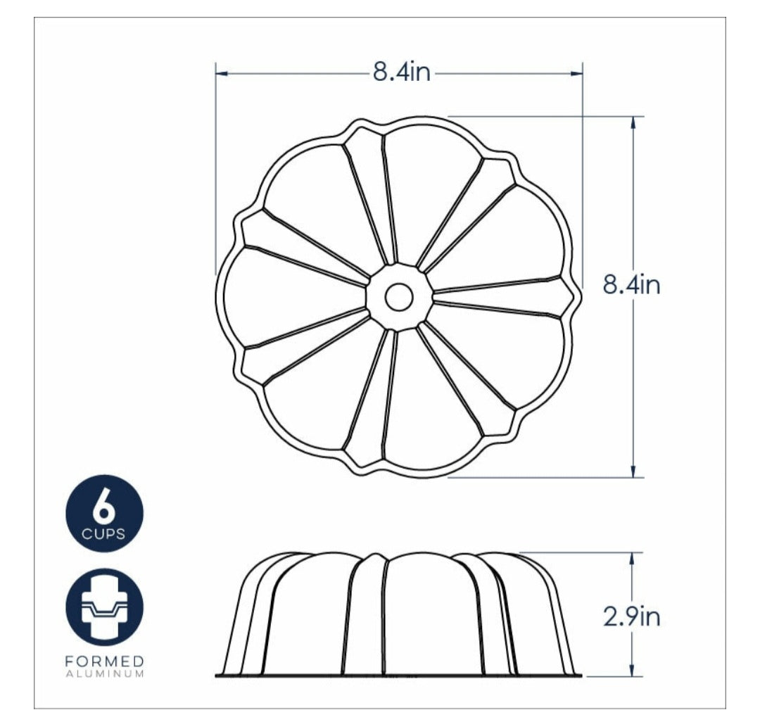 Nordic Ware 6 Cup Bundt Cake Pan