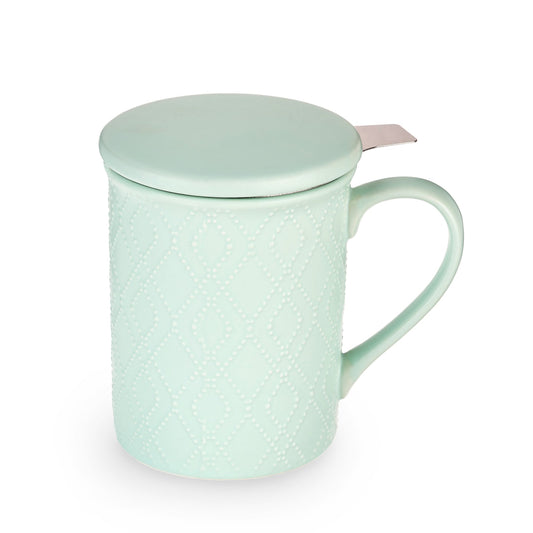 Pinky Up - Annette Souk Mint Mug & Tea Infuser