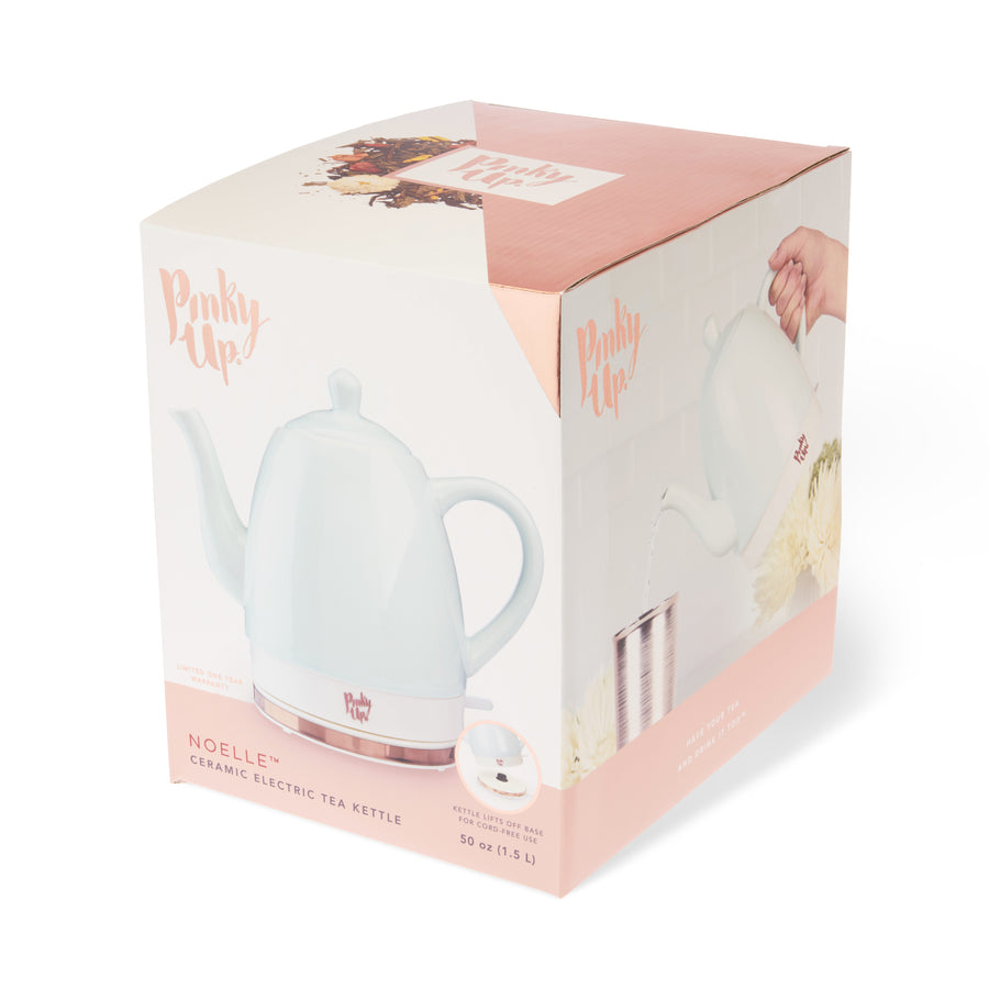 Pinky Up -  Noelle Ceramic Electric Tea Kettle in Mint