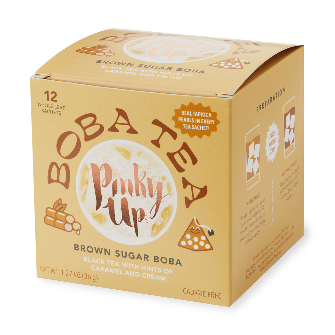 Pinky Up Tea Boba Tea - Brown Sugar