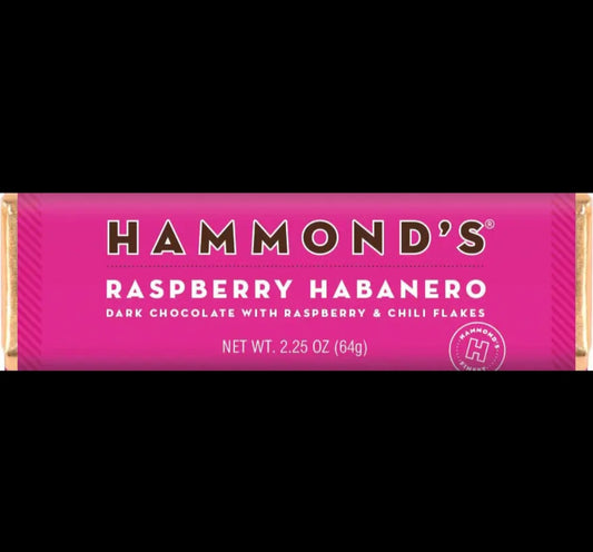 Hammond's Raspberry Habanero Chocolate Bar