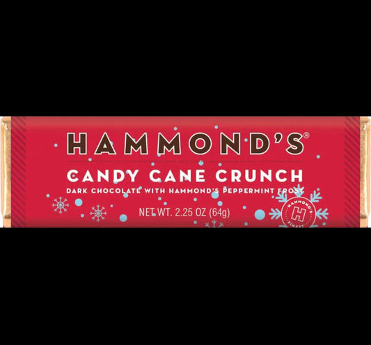 Hammond's Candy Cane Crunch Chocolate Bar