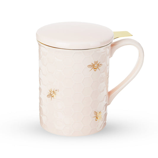 Pinky Up - Annette Honeycomb Mug & Tea Infuser
