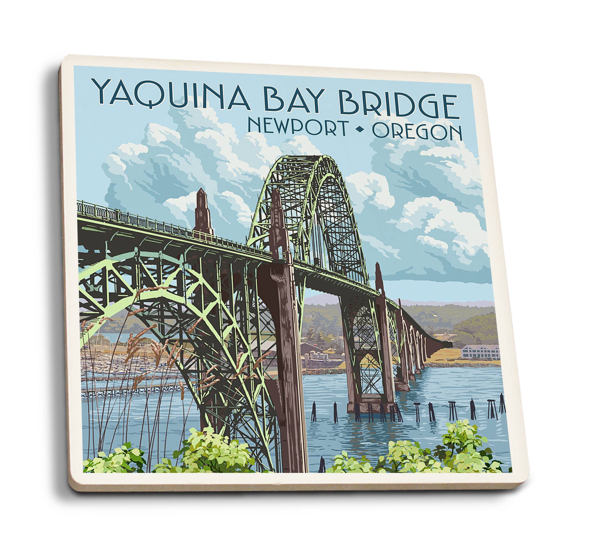 Newport Oregon Yaquina Bay Bridge Coaster