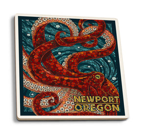 Newport Oregon Octopus Coaster