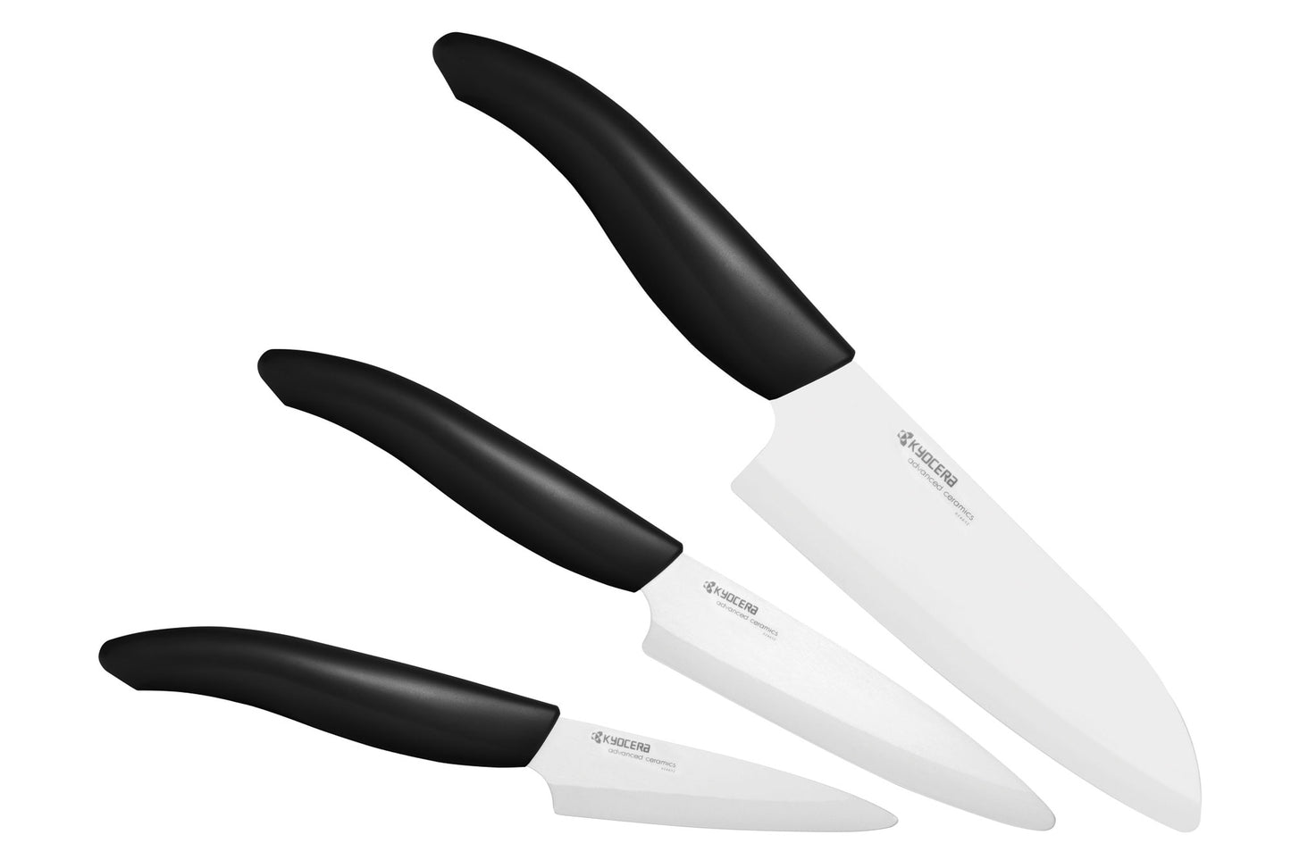 Kyocera 3pc Ceramic Knife Set - #1 Best Seller