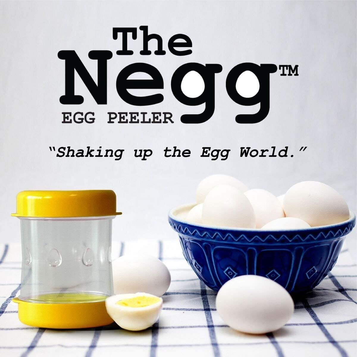 The Negg Easy Hard Boiled Egg Peeler