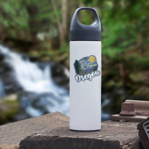 Oregon Bigfoot Starry Night Sticker